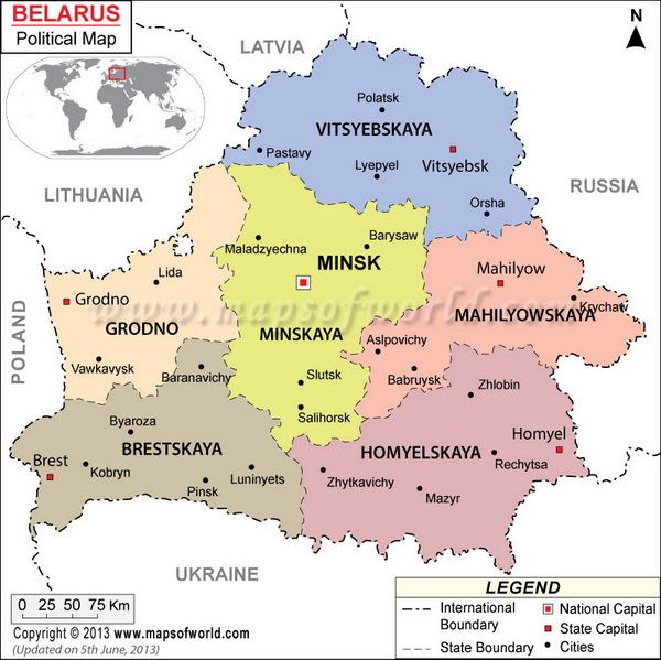 belarus-political-map